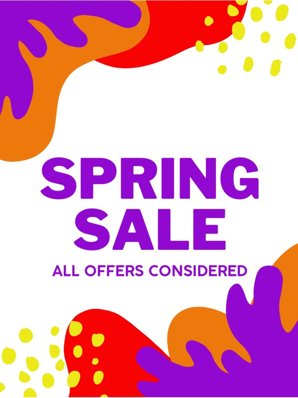Spring SALE - All Offers Considered